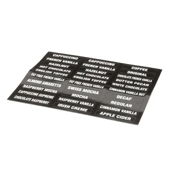Low Price Decal Flavor Labels IMIX Replacement 38749 for Bunn