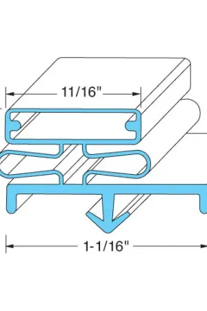 Reduced Price DOOR GASKET 25-392 Replacement GLA6001307 for Glastender