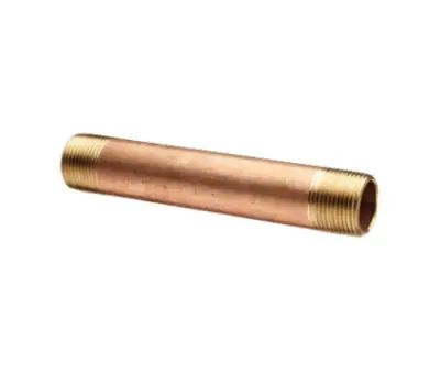 CHARMAN 350453 1/2 x 3 in. Brass Seamless Nipple Lead Free Top Rated