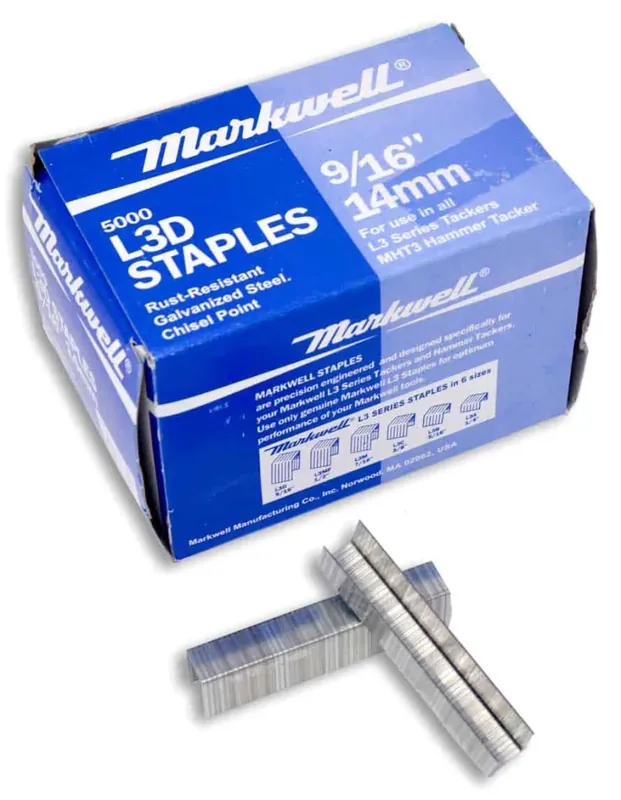 MARKWELL T-68X BUCKAROOS MARKWELL L3-D 9/16 BOX STAPLES (5000 count) Crafted
