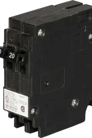 Genuine Siemens Industry Q2020NC Type QT NCL Low Voltage Residential Circuit Breaker, (1) 20A (1) 20A, 120 VAC, Single-Pole