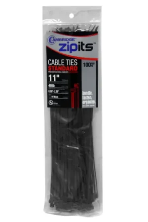Coda Resources 100000005 Wire Ties Black 11 100/BAG Best Price