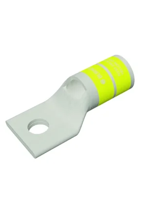 Burndy YA29L4 Compression Lug 250 kcmil One Hole 3/8 Stud Size Standard Barrel Inspection Window Brand New