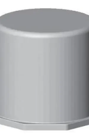 Clearance Heritage Plastics 59128 Straight End Cap, 4 in (For Use With 2 to 6 in Flat, 1/2 to 1-1/2 in Dome Top Rigid PVC Conduit)