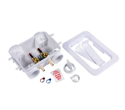 Place Order OATEY 38267 1/4 Turn CPVC Valve Washing Machine Outlet Box with Hammer Arrestor