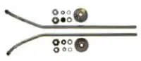 Luxury Braxton Harris OBS Offset Bath Supply 1/2 x 22 Chrome Plated Brass
