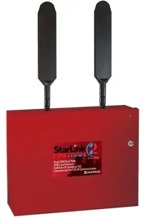 Direct From Factory Napco SLE-MAX2-CFBPS StarLink FIRE MAX2 Dual Path Commercial Fire LTE-M Communicator