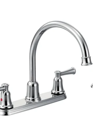 Cleveland Faucet Group CA41613 Capstone Two Handle Kitchen Faucet with Side Spray While Supplies Last