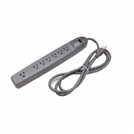 Special Discount Pass & Seymour PS7 TVSS Power Strip, 125 VAC, 15 A, 7 Outlets, 6 ft L Cord, Wall Mount