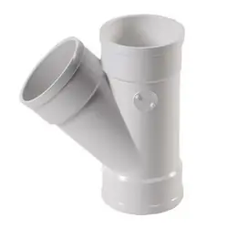 Free Returns Macomb Group D3010 10 PVC DWV Y Fabricated