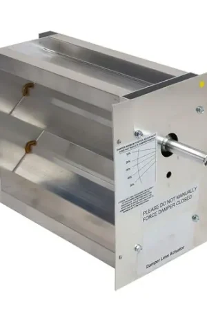 Hot Deal Io Hvac Controls HD-BM-NA-2014 Two-Position Zone Damper - Bottom Mount-No Actuator 20 x 14