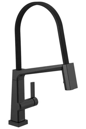 Delta 9693T-BL-DST Kitchen Faucet Pivotal Exposed Hose 1 Lever ADA Matte Black Diamond Seal Touch2O Pull Down 1.8 Gallons per Minute Don't Miss Out