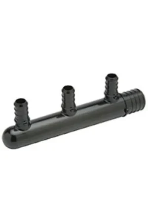 Zurn QPM53-3 Polymer Multi-port Tee - (1) 1 PEX Crimp Inlet (closed end) w/ (3) 1/2 P Brand New