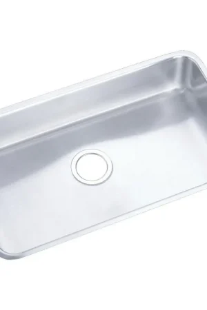 Weekend Sale Elkay ELUHAD281645 Lustertone Classic Stainless Steel, 30-1/2 x 18-1/2 x 4-3/8, Single Bowl Undermount ADA Sink