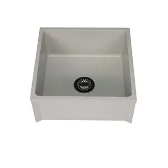 Zurn Z1996-24-AW Z1996 24 x 24 Appliance White Commercial Mop Basin with PVC Drain Assembly Get Yours