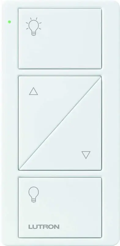 Time-Limited Lutron PJ2-2BRL-GWH-L01 Pico Wireless Control Switch 2 Button & Riase/Lower