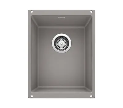 Big Sale BLANCO 513425 Precis Undermount Bar Sink Metallic Gray