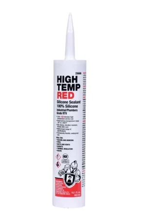 Oatey 25666 Hercules High Temp Red Silicone Sealant 10.1 oz. Cartridge Express Delivery
