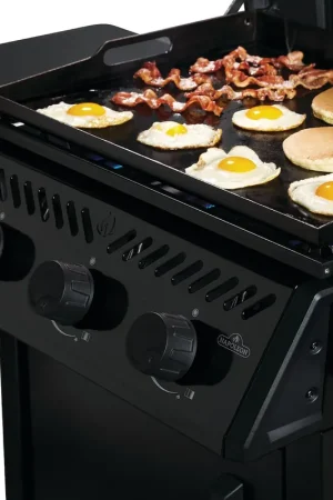 Napoleon Bbq F24DFTNK Freestyle 24 Inch Pre-seasoned Non-Stick Griddle 25,200 BTU Authentic