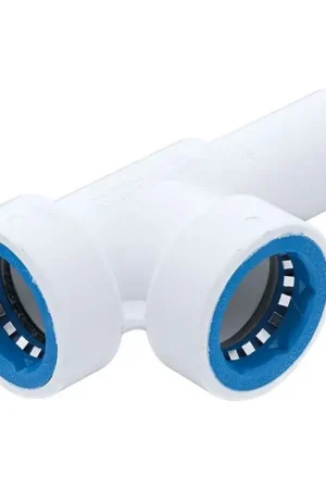 Hydro-Rain PVCL-444-010 Pvc-Lock Tee 1 in. PVCL x PVCL x Spigot Free Returns