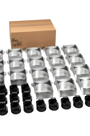 Big Sale Broan-Nutone 6884EH Housing Pack for 1688EF, 1671F, 1688F, E0F50 & E0F70 w/ Damper & 4 inches Connector