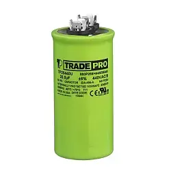 Tradepro TP-CAP-25/440USAR Round Run Capacitor 25 Mfd 440V Usa Made Price Cut