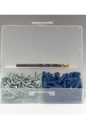 Don't Miss Out Tradepro tp-ak1/4hw100 Plastic Anchor Kit 100pc